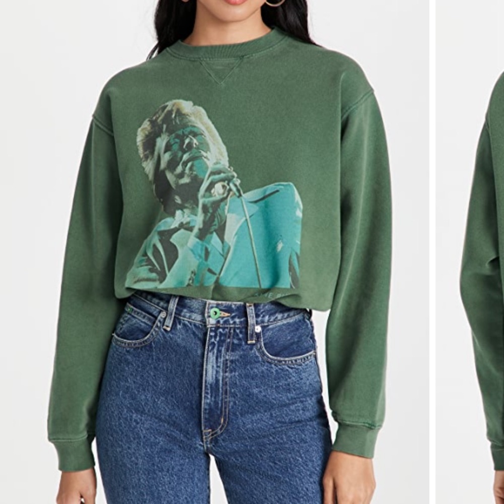 ANINE BING Ramona David Bowie Sweatshirt